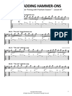 Day 2: Adding Hammer-Ons: Phase Two - "Power Picking With Prashant Aswani " - Lesson #3