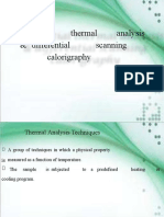 Differential Thermal Analysis & Differential Scanning Calorigraphy