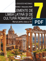 Elemente de Lb. Latina Si Cultura Romanica