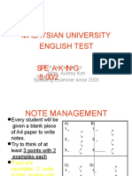 Muet Notes for Speaking Test