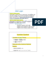 CSE 3381 Digital Logic Design: Number System