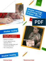 Shadow Re Ading Scaffolding TBL Problem-S Olving: Nataliia Kly Menko, T.j-A.j