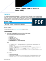 Release Notes - Zebra Android Oreo 01-30-04.00-OG-U06-STD Release (GMS)