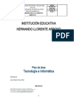 Plan de Área de Tecnología e Informática 2021