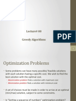 Greedy Algos Lecture on Huffman Codes