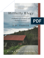 Hillbilly Elegy: A Memoir of A Family and Culture in Crisis - J. D. Vance