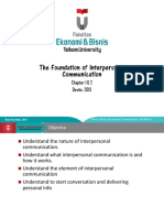 The Foundation of Interpersonal Communication: Chapter 1 & 2 Devito, 2013
