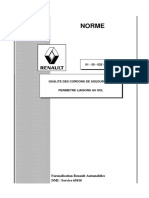 Norme: Normalisation Renault Automobiles DMI / Service 65810 Section Normes Et Cahiers Des Charges