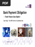 Bank Payment Obligation: - Trade Finance Goes Digital