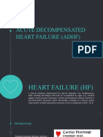 Acute Decompensated Heart Failure (Adhf)