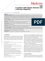Medicine: Manic Episode in Patient With Bipolar Disorder and Recent Multiple Sclerosis Diagnosis