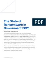 Sophos State of Ransomware in Government 2021 WP