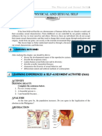 The Physical and Sexual Self: Learning Experiences & Self-Assessment Activities (Saa)