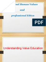 Universal Human Values and Professional Ethics