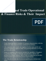 International Trade Operational and Financial RIsks