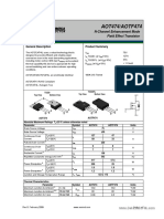 AOT474/AOTF474: General Description Product Summary