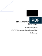 Pic16F627A/628A/648A Data Sheet: Flash-Based, 8-Bit Cmos Microcontrollers With Nanowatt Technology