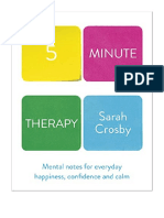 Five Minute Therapy - Sarah Crosby