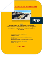 PPP I - Informe Semanal