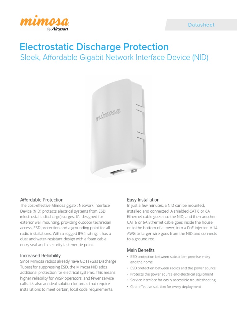 Electrostatic Discharge Protection: Sleek, Affordable Gigabit Network ...