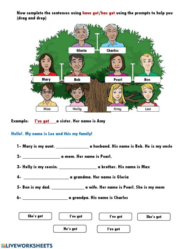 Have Got Family Members | PDF