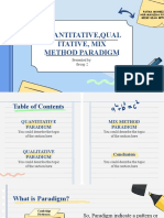 Group 2 Quantitative Qualitative Mixed Method