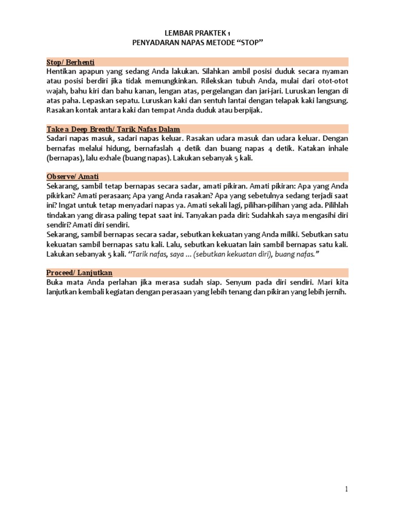 Lembar Kerja Penugasan Lokakarya 4 | PDF