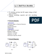 4- Half Wave Rectifier