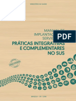 MANUAL DE IMPANTAÇÃO DE SERVIÇOS DA PICS NO SUS