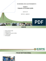 Ingeniería Del Mantenimiento: Categorías de Los Modos de Falla