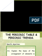 4.2 (4.1) Periodic Table & Periodic Trends