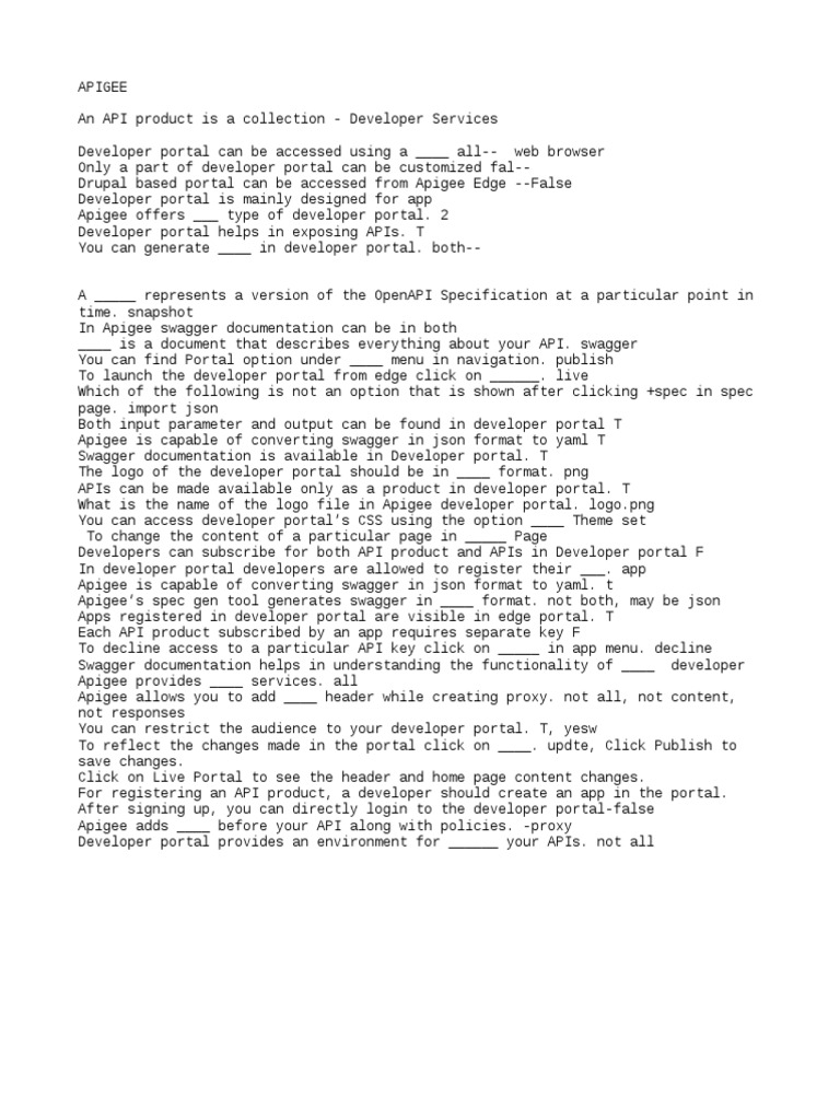 Apigee Developer Portal Overview | PDF | Json | Application Software