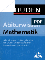 Duden Abiturwissen Mathematik by Wilfried Probst, Petra Schuchardt U.A.