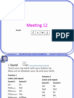 Meeting 12: Sound