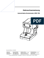 Unicos Urk-700 User Manual