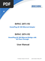 BILLION BIPAC User - Manual - 2073R2 - 2074R2