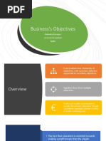 Business's Objectives: Nadeeka Kuruppu Lecturer/Consultant Nibm