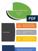 Business's Objectives: Nadeeka Kuruppu Lecturer/Consultant Nibm