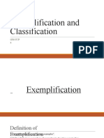 Group4 Exemplification and Classification