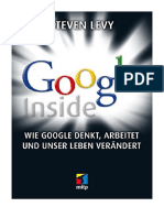 Google Inside: Wie Google Denkt, Arbeitet Und Unser Leben Verändert (German Edition) - Steven Levy