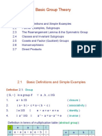 Basic Group Theory