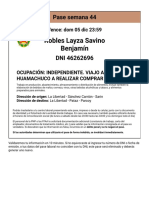 Solicitud de Pase Laboral