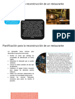 Planificación para La Reconstrucción de Un Restaurante