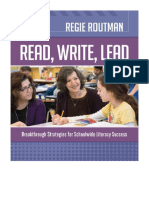 Read, Write, Lead: Breakthrough Strategies For Schoolwide Literacy Success - Regie Routman