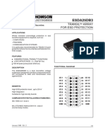 ESDA25DB3: Transil Array For Esd Protection