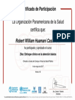 Zika Enfoque Clínico en La Atención Básica-Certificado Del Curso 105606