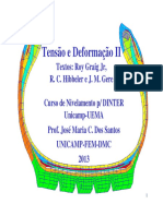 Projeto de treliça plana sob carga axial única