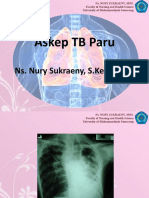 Askep TB Paru: Ns. Nury Sukraeny, S.Kep., MNS