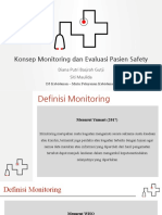 Kelompok 4 Mutu Pelayanan - PPT Konsep Monitoring Dan Evaluasi Pasien Safety