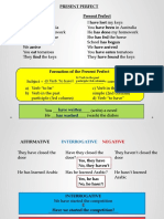 Present Perfect Melchor (Resuelto)